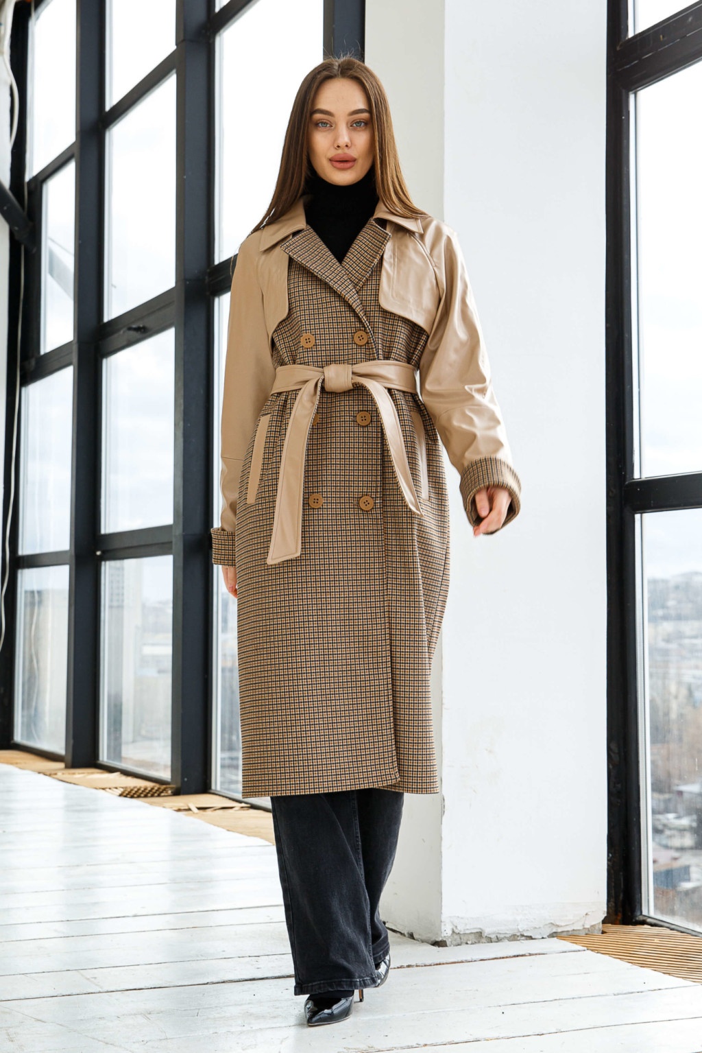 Демисезонное Пальто Mila Nova ПВ-184 кэмел — изображение 1