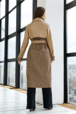 Демисезонное Пальто Mila Nova ПВ-184 кэмел — изображение 3