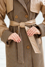 Демисезонное Пальто Mila Nova ПВ-184 кэмел — изображение 6