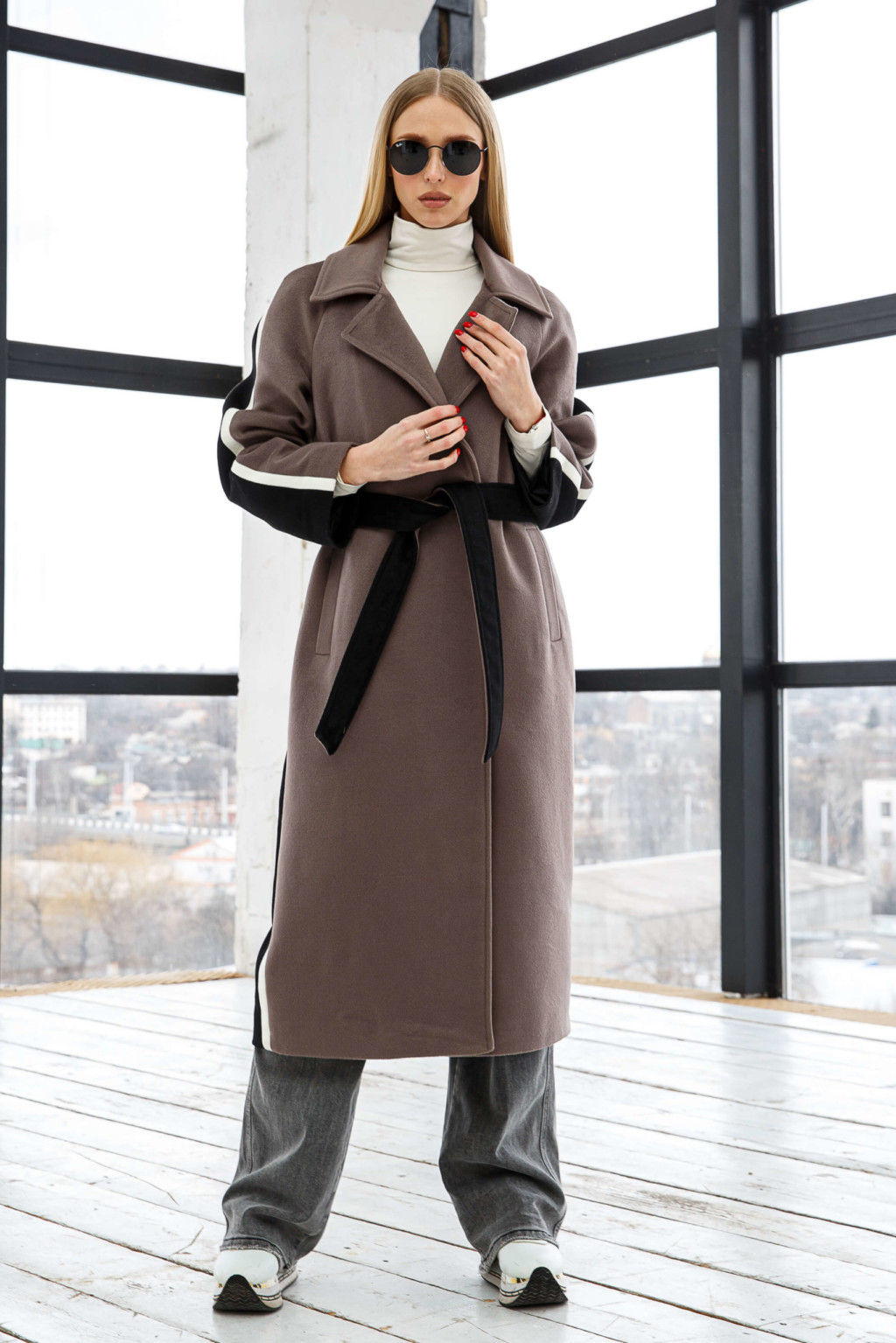 Демисезонное Пальто Mila Nova ПВ-187 капучино — изображение 2