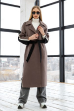 Демисезонное Пальто Mila Nova ПВ-187 капучино — изображение 2