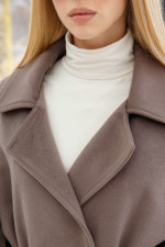 Демисезонное Пальто Mila Nova ПВ-187 капучино — изображение 5