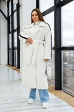 Зимнее Пальто ПВ-226 молоко+молоко — изображение 3