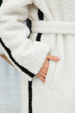 Зимнее Пальто ПВ-226 молоко+молоко — изображение 7