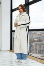 Зимнее Пальто ПВ-226 молоко+молоко