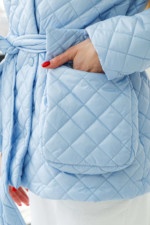 Демисезонная Куртка Mila Novа ПВ-259 голубой — изображение 4