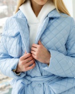 Демисезонная Куртка Mila Novа ПВ-259 голубой — изображение 6