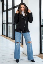 Демисезонное Пальто Mila Nova ПВ-277 черный — изображение 5