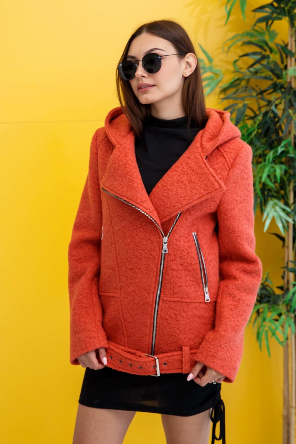 Демисезонное Пальто Mila Nova ПВ-277 терракот — изображение 2