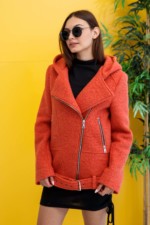 Демисезонное Пальто Mila Nova ПВ-277 терракот — изображение 2