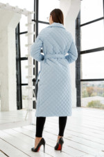 Демисезонный плащ Mila Nova ПВ-285 голубой — изображение 4