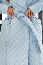 Демисезонный плащ Mila Nova ПВ-285 голубой — изображение 7