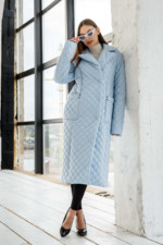 Демисезонный плащ Mila Nova ПВ-285 голубой — изображение 2