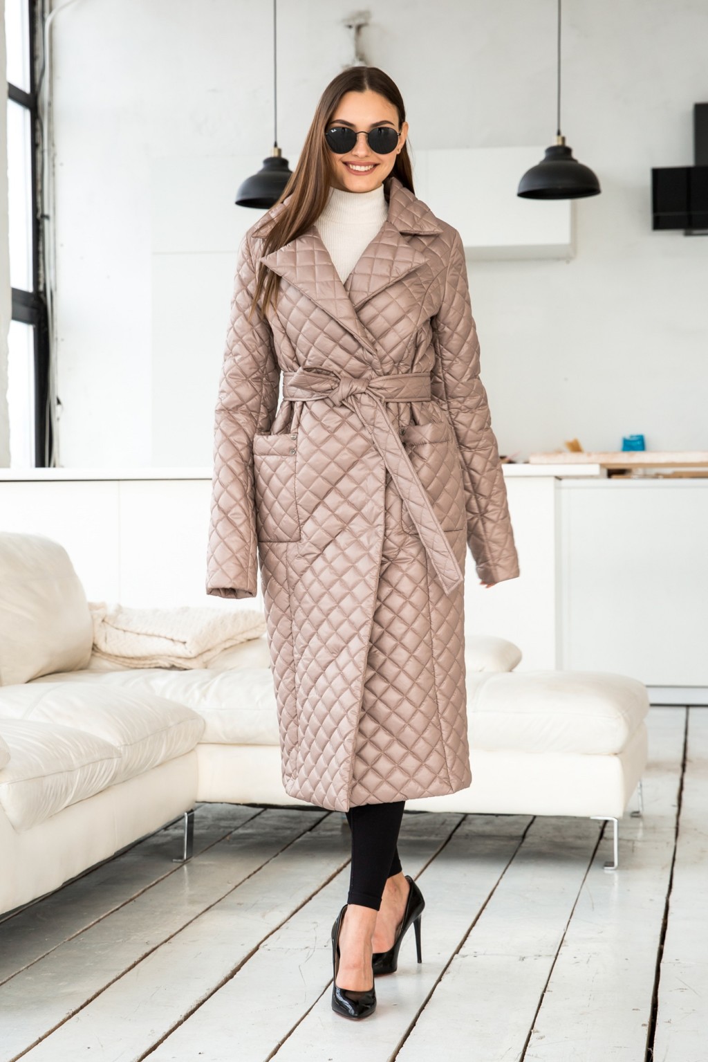 Демисезонный плащ Mila Nova ПВ-285 капучино — изображение 1