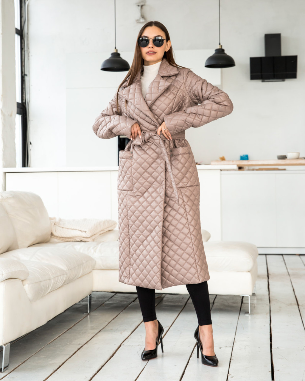 Демисезонный плащ Mila Nova ПВ-285 капучино — изображение 2