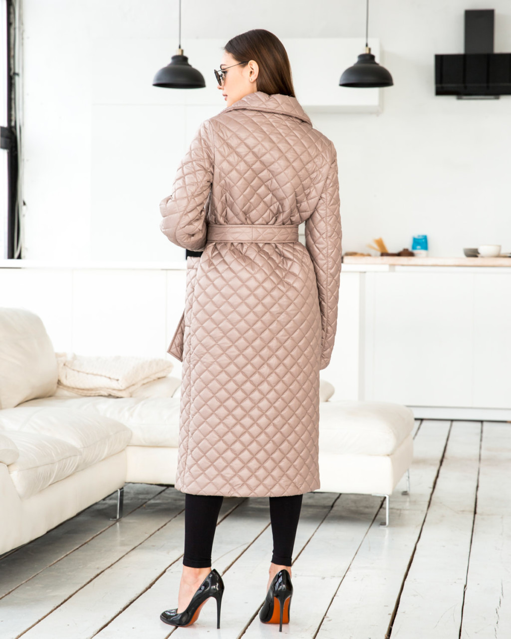 Демисезонный плащ Mila Nova ПВ-285 капучино — изображение 3