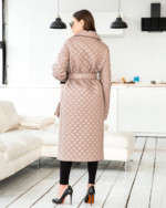 Демисезонный плащ Mila Nova ПВ-285 капучино — изображение 3