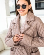 Демисезонный плащ Mila Nova ПВ-285 капучино — изображение 4