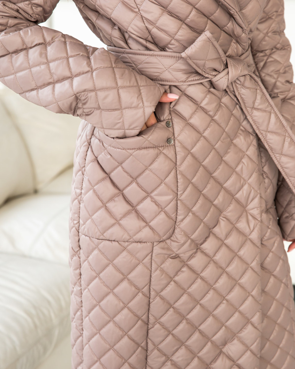 Демисезонный плащ Mila Nova ПВ-285 капучино — изображение 5