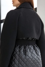 Демисезонное Пальто Mila Nova ПВ-305 черный — изображение 4