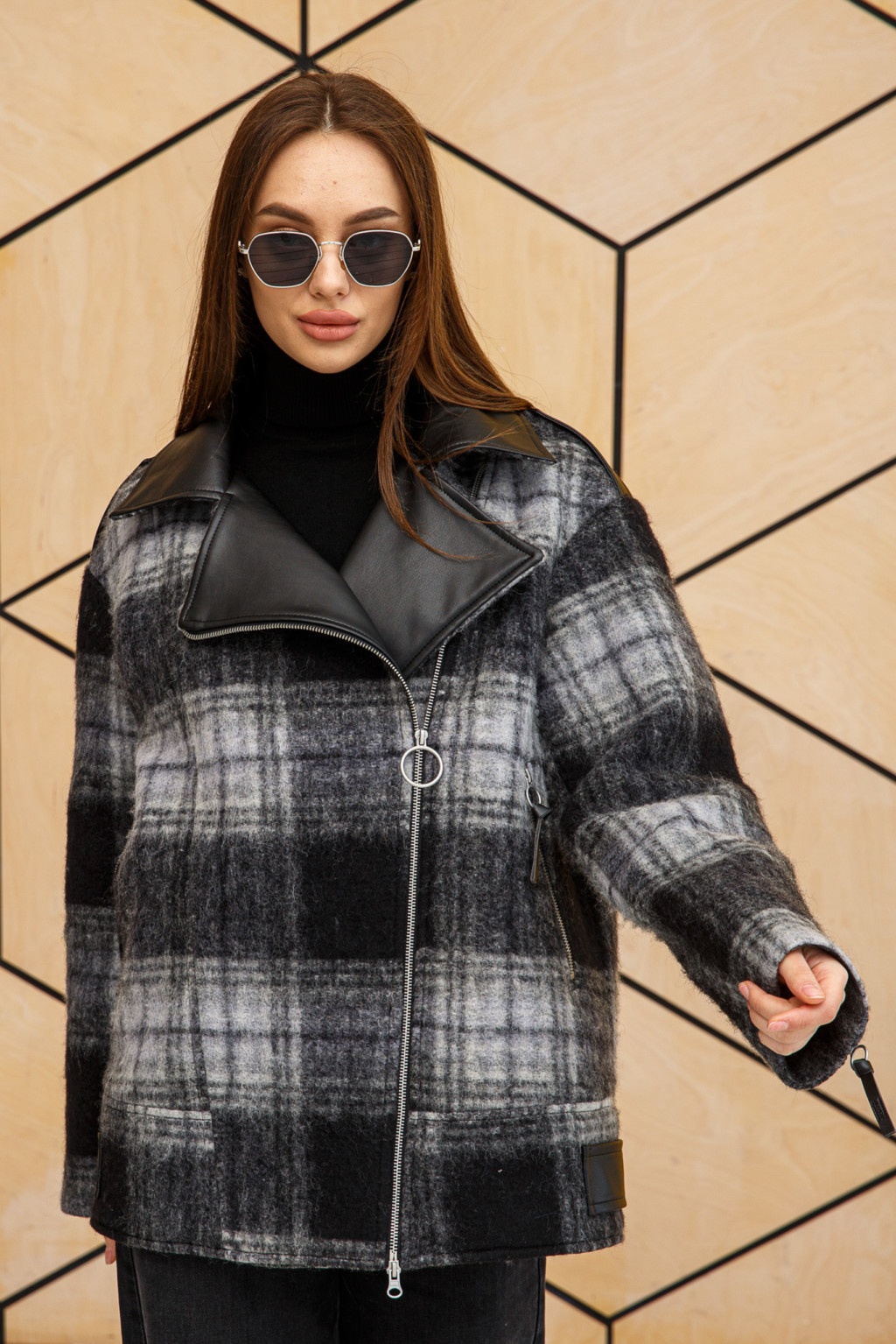 Демисезонное Пальто ПВ-309 черный — изображение 1