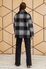 Демисезонное Пальто ПВ-309 черный — изображение 4