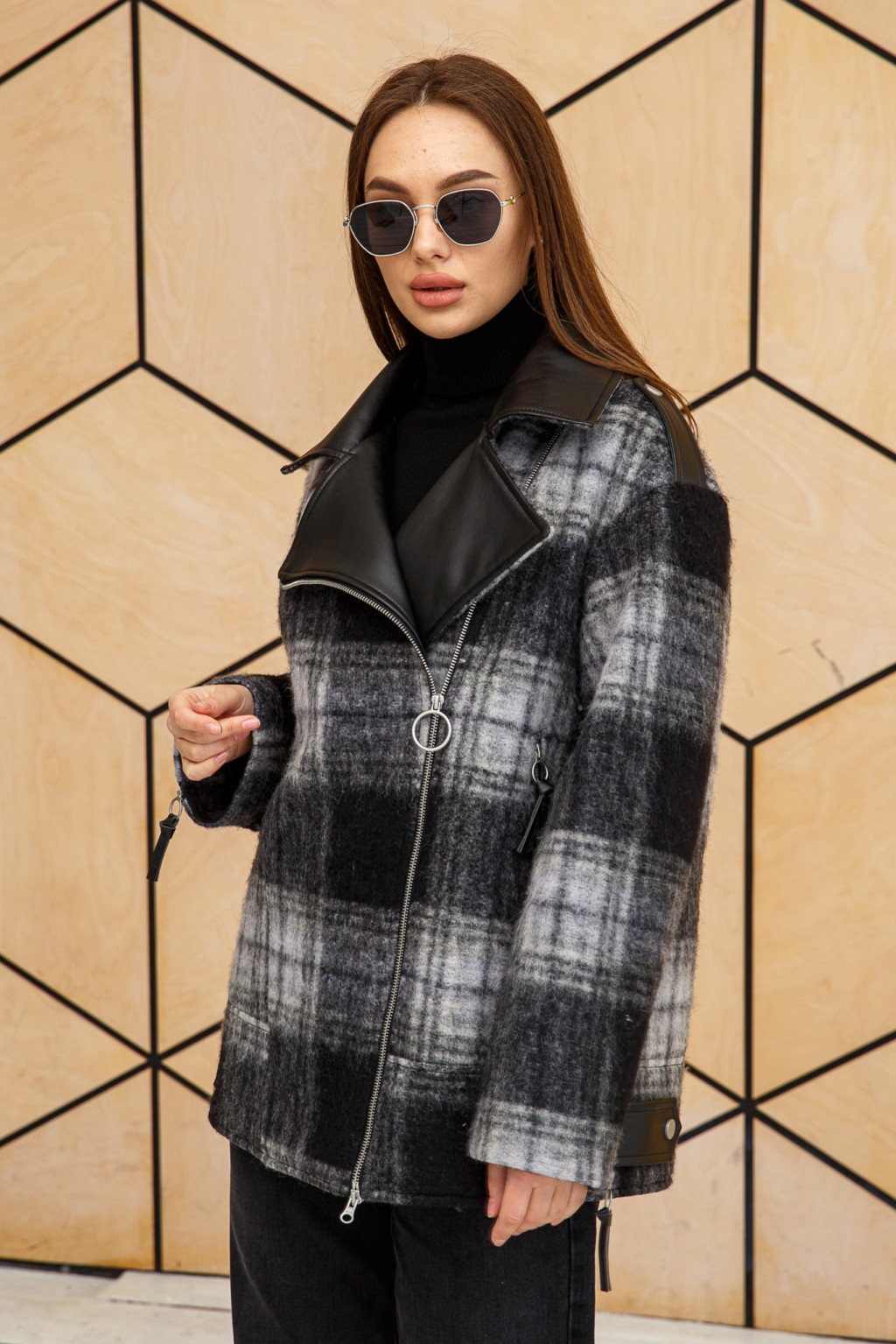 Демисезонное Пальто ПВ-309 черный — изображение 3