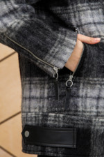 Демисезонное Пальто ПВ-309 черный — изображение 5