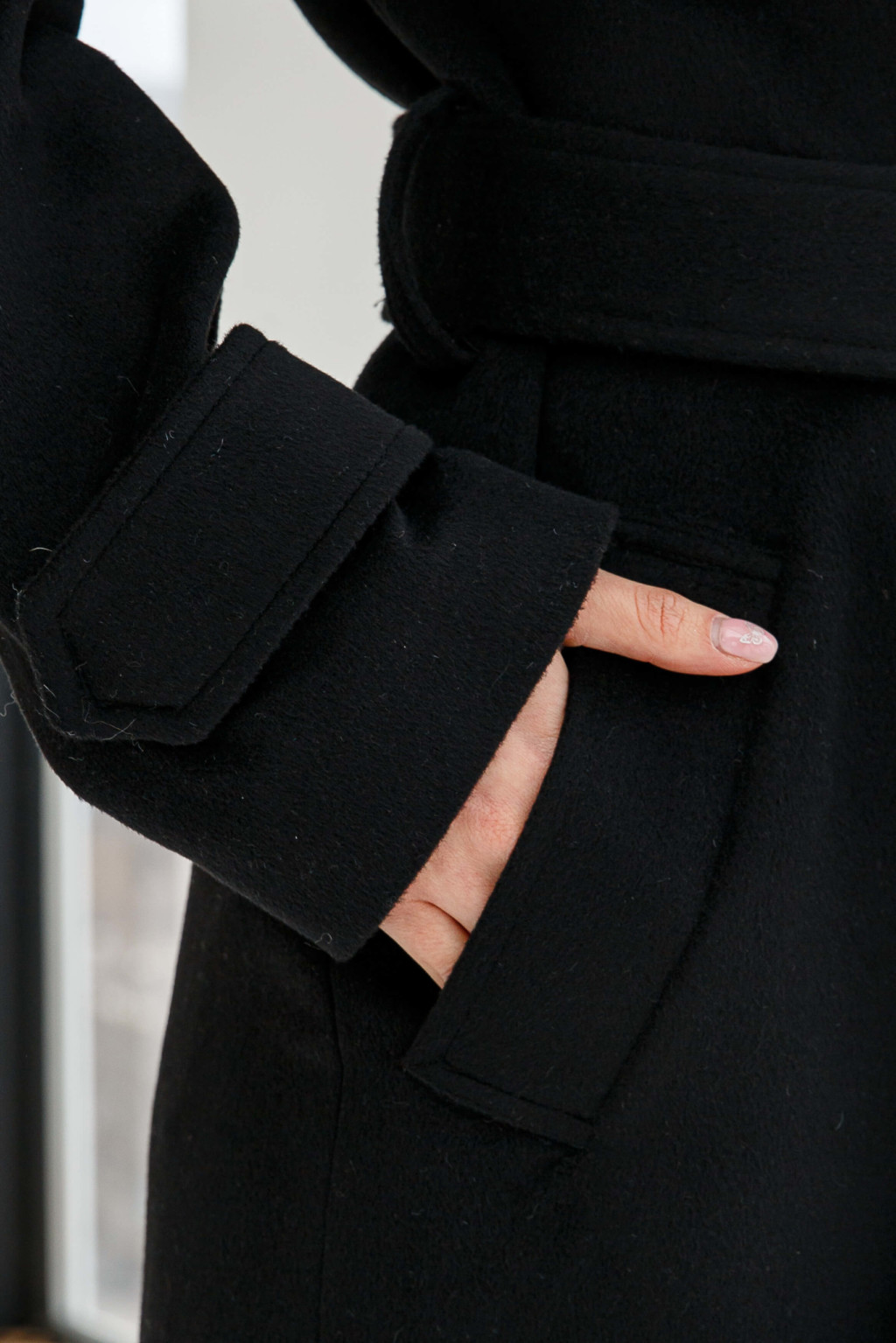 Демисезонное Пальто Mila Nova ПВ-310 черный — изображение 5