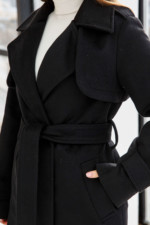 Демисезонное Пальто Mila Nova ПВ-310 черный — изображение 6