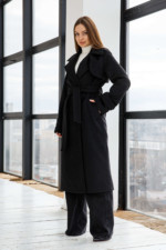 Демисезонное Пальто Mila Nova ПВ-310 черный — изображение 2