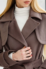 Демисезонное Пальто Mila Nova ПВ-310 капучино — изображение 4