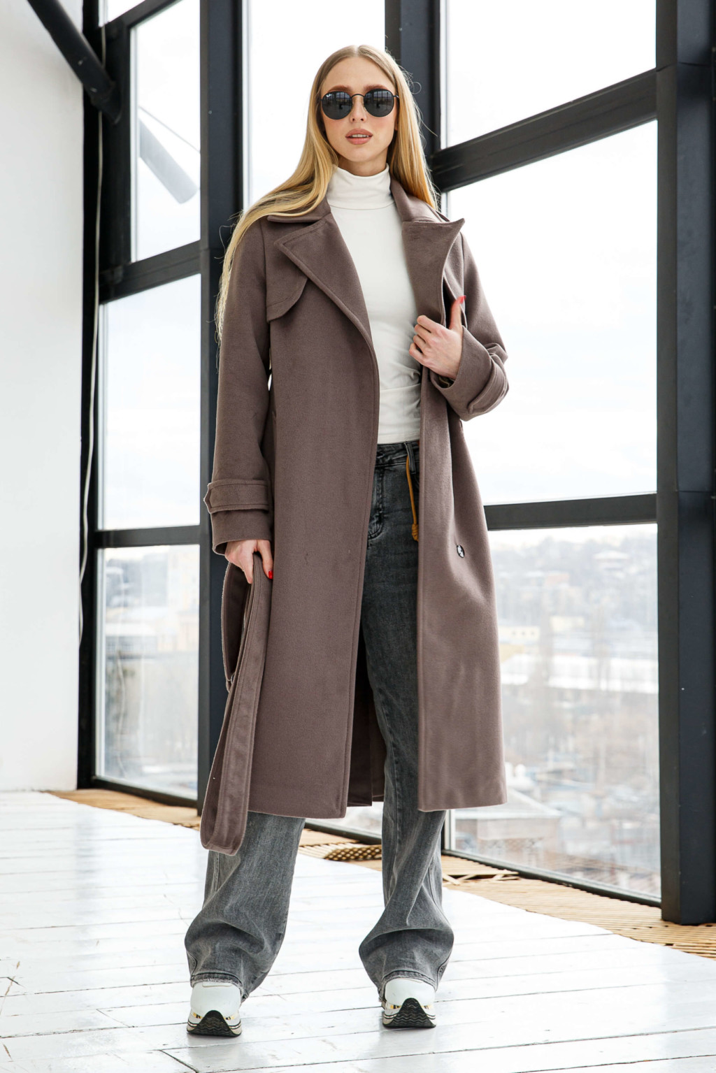 Демисезонное Пальто Mila Nova ПВ-310 капучино — изображение 2