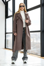 Демисезонное Пальто Mila Nova ПВ-310 капучино — изображение 2