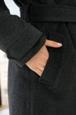 Демисезонное Пальто Mila Nova ПВ-310 графит — изображение 5