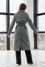 Демисезонное Пальто Mila Nova ПВ-310 серый — изображение 2