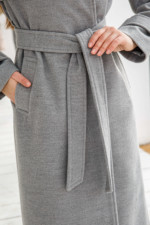 Демисезонное Пальто Mila Nova ПВ-310 светло-серый — изображение 5