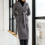 Демисезонное Пальто Mila Nova ПВ-310 темно-серый