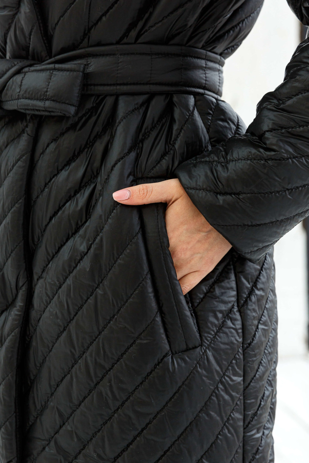 Демисезонный Плащ Mila Nova ПВ-312 черный — изображение 4