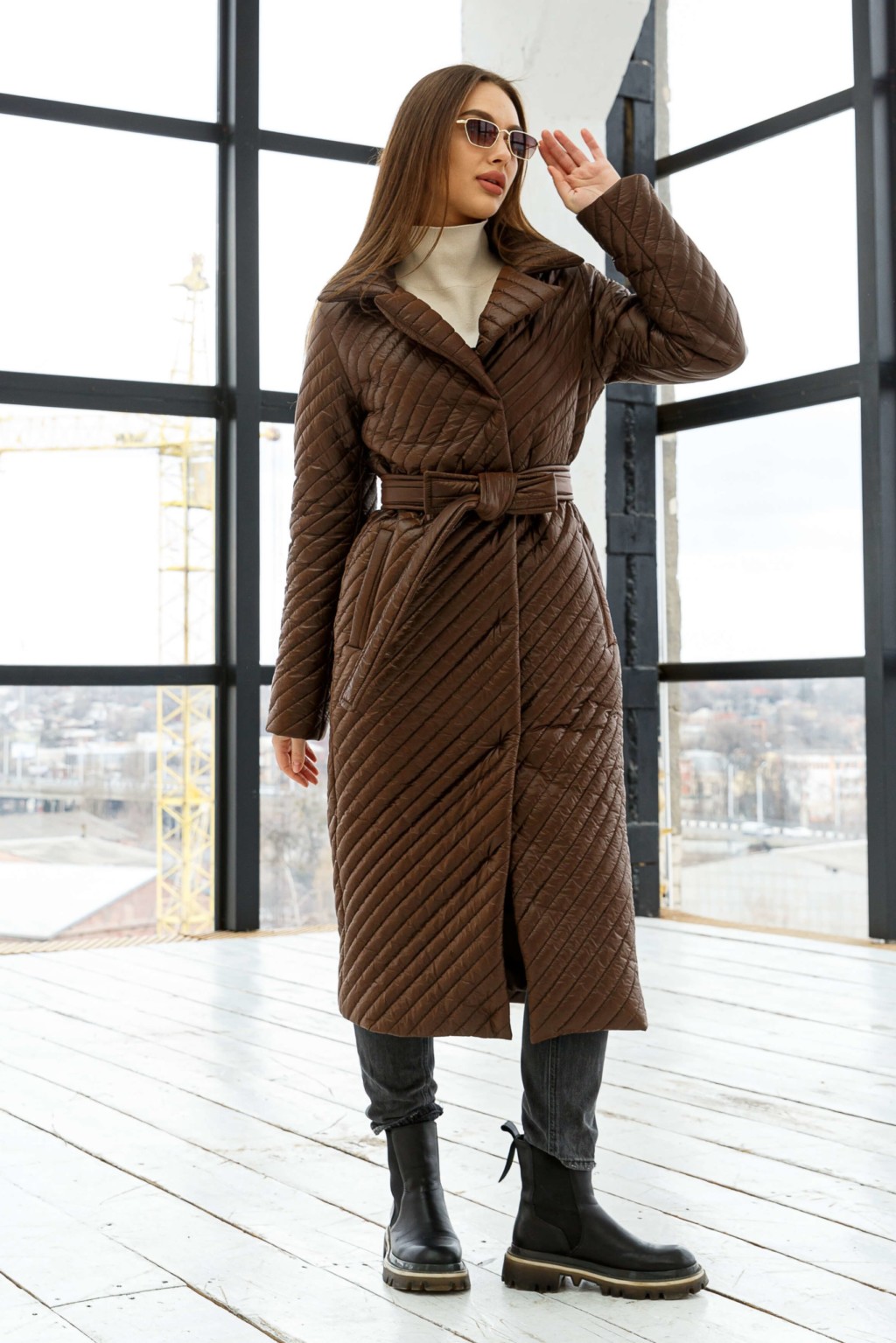 Демисезонный Плащ Mila Nova ПВ-312 шоколад — изображение 2