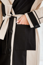 Демисезонный Тренч Mila Nova Q-102 бежевый — изображение 5