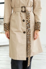 Демисезонный Плащ Mila Nova Q-90 бежевый — изображение 7