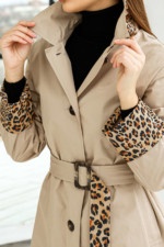 Демисезонный Плащ Mila Nova Q-90 бежевый — изображение 3