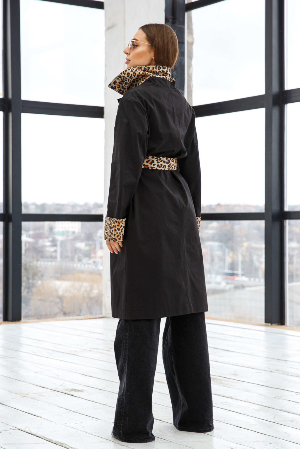 Демисезонный Плащ Mila Nova Q-90 черный — изображение 5