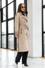 Демисезонный Тренч Mila Nova Q-92 бежевый — изображение 2