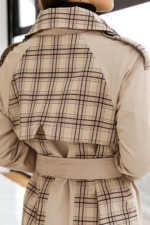 Демисезонный Тренч Mila Nova Q-92 бежевый — изображение 4