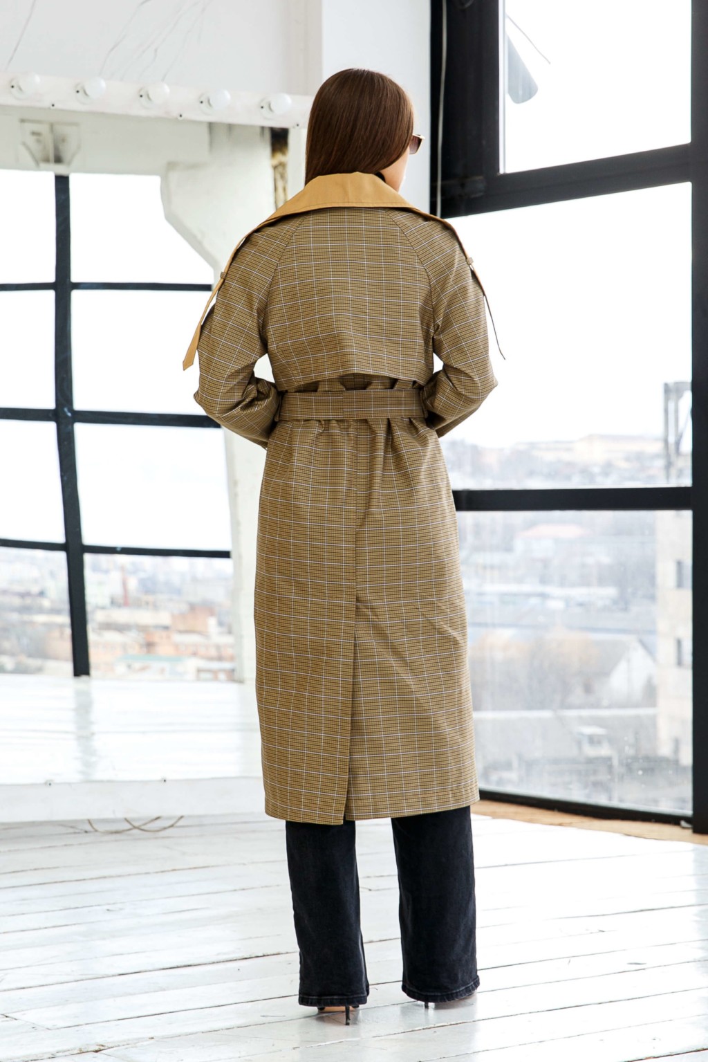 Демисезонный Тренч Mila Nova Q-93 хаки — изображение 4