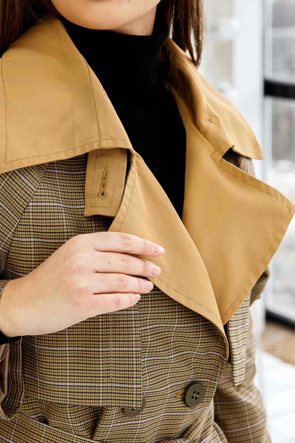 Демисезонный Тренч Mila Nova Q-93 хаки — изображение 6