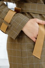 Демисезонный Тренч Mila Nova Q-93 хаки — изображение 7