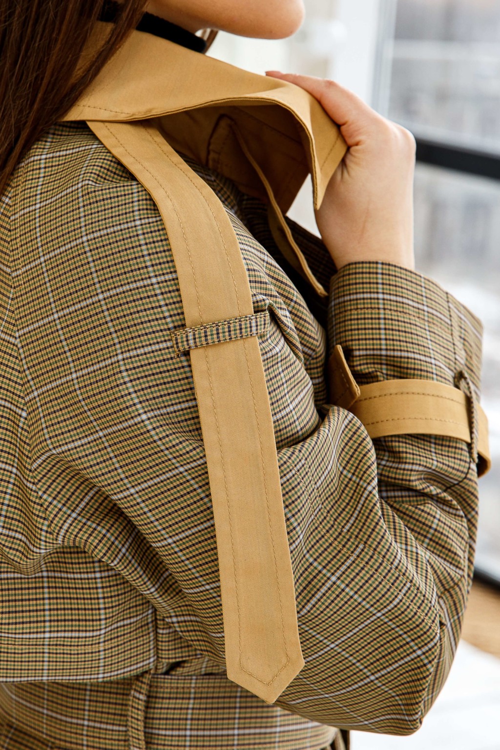 Демисезонный Тренч Mila Nova Q-93 хаки — изображение 8